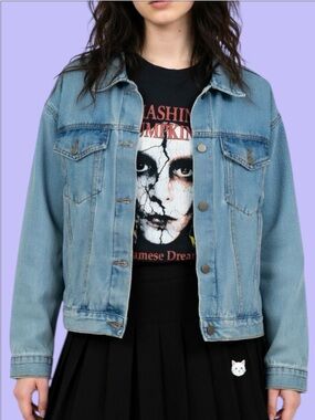 Cider Light Blue Jean Jacket